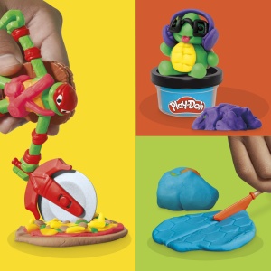 PLAY DOH POVESTIRI CU TESTOASE NINJA ADOLESCENTE MUTANTE SET PLASTELINA CREATII COWABUNGA - Img 4