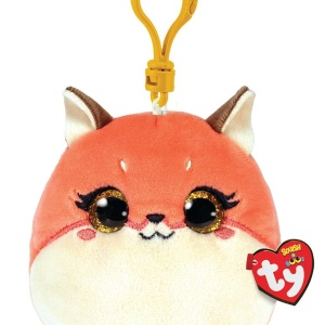 PLUS BRELOC TY 8.5CM SQUISHY BEANIES ROXIE VULPITA ROZ
