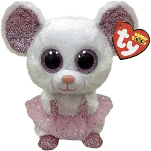 PLUS TY 15CM SORICEL BALERINA ALB