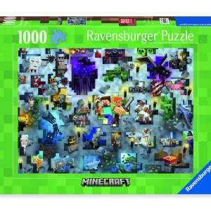 PUZZLE MINECRAFT MOBS 1000