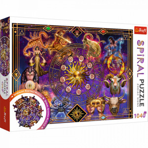 Puzzle Spiral Trefl 1040piese - Semne Zodiacale - Img 1