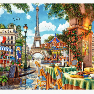 Puzzle Trefl 1000piese - Dimineata la Paris - Img 3