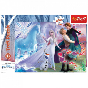 Puzzle Trefl 200piese Frozen 2 - Universul Magic - Img 3