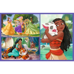 PUZZLE TREFL 2X70 DISNEY PRINCESS VIATA PRINTESELOR DISNEY - Img 2