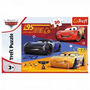 Puzzle Trefl 30piese Cars - Inainte de Cursa - Img 3