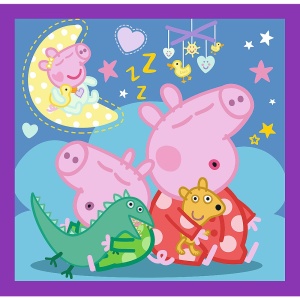 PUZZLE TREFL 3IN1 OBICEIURILE LUI PEPPA PIG - Img 2
