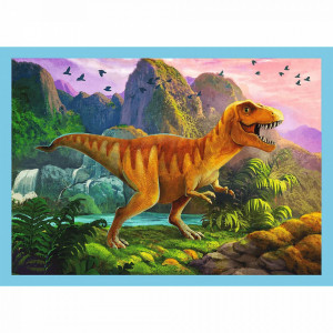 Puzzle Trefl 4 in 1 - Dinozauri Unici, 12/15/20/24 piese - Img 4