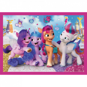Puzzle Trefl 4 in 1 - My Little Pony, Poneii colorati, 35/48/54/70 piese - Img 5