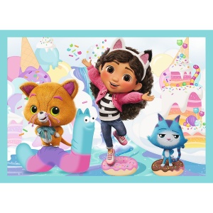 PUZZLE TREFL 4IN1 MAREA AVENTURA A LUI GABBY - Img 2