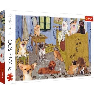 PUZZLE TREFL 500 CAMERA LUI VAN GOGH REVOLUTIA CAINILOR