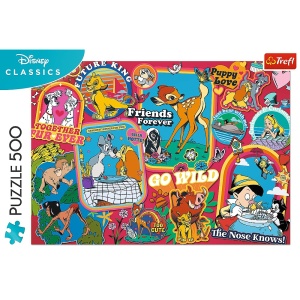 PUZZLE TREFL 500 LUMEA DISNEY - Img 3