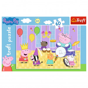 PUZZLE TREFL 60 PURCELUSA PEPPA PIG LA BAL - Img 3