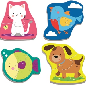 PUZZLE TREFL BABY CLASIC ANIMALE 8 PIESE - Img 2