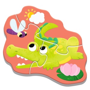 PUZZLE TREFL BABY CLASIC PUII DE ANIMALE 14 PIESE - Img 3