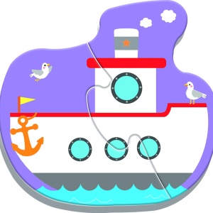 PUZZLE TREFL BABY CLASIC VEHICULE PENTRU TRANSPORT 8 PIESE - Img 6