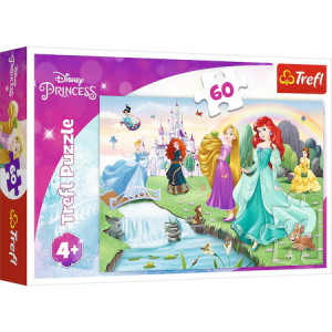 Puzzle Trefl Disney Princess - Intalneste Printesa 60 piese