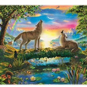 Puzzle Trefl, Lupi in natura, 500 piese - Img 3