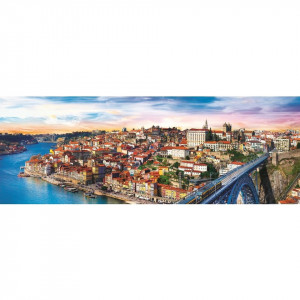 Puzzle Trefl, Panorama Porto Portugalia, 500 piese - Img 2