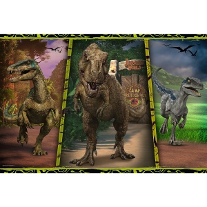 PUZZLE TREFL PRIMO SUPER SHAPE XXL 104 JURASSIC WORLD - Img 2