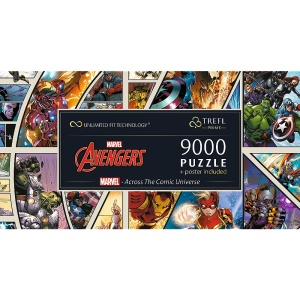 PUZZLE TREFL UFT 9000 MARVEL AVENGERS PRIN UNIVERSUL COMIC - Img 5