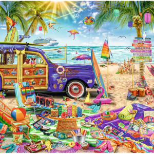 Puzzle Trefl - Vacanta Tropicala, 2000 piese - Img 4