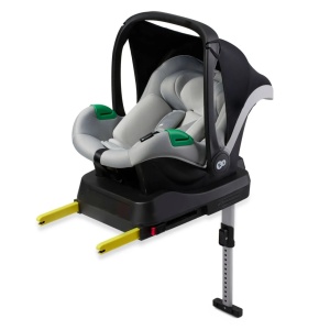 SCOICA AUTO KINDERKRAFT MINK PRO I-SIZE 40-75 CM + BAZA ZESTAW GREY - Img 3