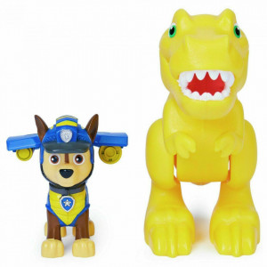 Set 2 figurine Paw Patrol Dino Rescue, Chase si Tyrannosaurus Rex - Img 3