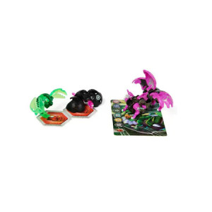 Set 3 Figurine Bakugan Evolutions Platinum Powerup Blitz Fox, Riptide si Fury - Img 3