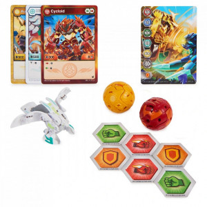 Set 3 Figurine Bakugan Legends Starter Pack - Sairus Ultra, Auxillataur si Cycloid - Img 5