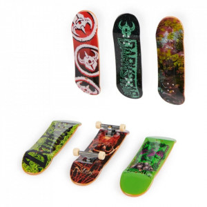 Set 6 mini placi skateboard, Tech Deck, Bonus Pack, Darkstar - Img 3