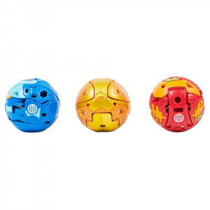 Set Bakugan Geogan Rising, Starter Pack - Ferascal Ultra, Crustillion si Oxidox - Img 5