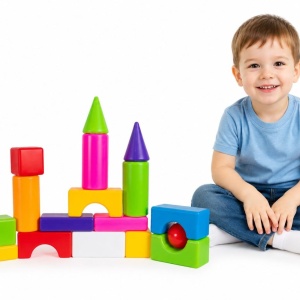 SET CONSTRUCTOR BLOCURI MULTICOLORE - Img 5