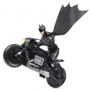Set de Joaca Batman The Movie, Figurina Batman si Motocicleta, 30cm - Img 5