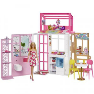 Set de Joaca, Casuta Barbie cu Papusa si Accesorii - Img 3