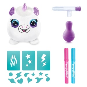 Set de joaca creativ, Airbrush Plush, Mini jucarie de plus surpriza - Img 2