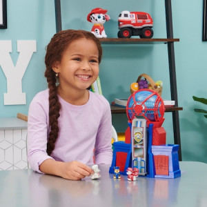 Set de joaca Paw Patrol - The Movie, Turnul de control, cu 3 figurine - Img 8