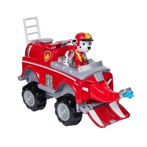 Set Figurina cu Vehicul Paw Patrol Jungle Pups Deluxe, Marshall - Img 3