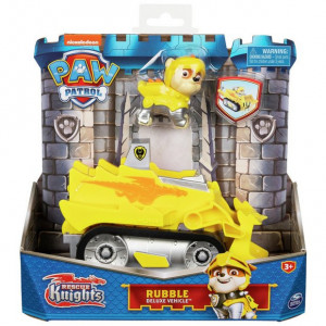 Set Figurina cu Vehicul Transformabil Paw Patrol - Rescue Knights Rubble - Img 2
