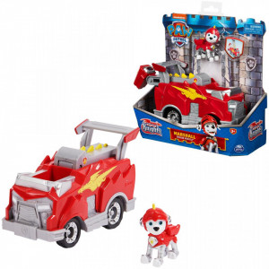 Set Figurina cu Vehicul Transformabil Paw Patrol - Rescue Knights Marshall - Img 3