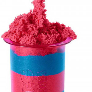 Set Kinetic Sand - Sandtastic, albastru si rosu, 907g - Img 8