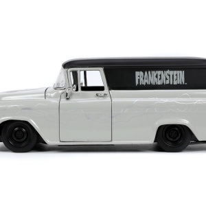 SET MASINUTA 1957 CHEVY SUBURBAN SI FIGURINA FRANKENSTEIN - Img 6
