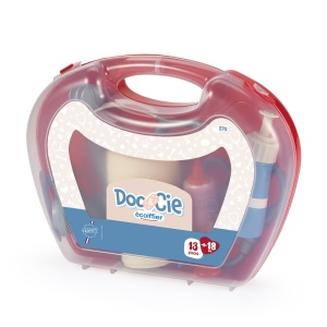 Set Trusa Doctor Ecoiffier, 13 piese, plastic, multicolor, 28x25x7cm
