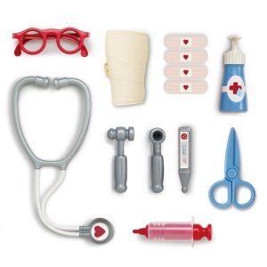 Set Trusa Doctor Ecoiffier, 13 piese, plastic, multicolor, 28x25x7cm - Img 2