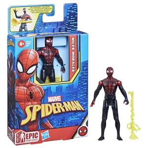 SPIDERMAN EPIC HERO FIGURINA MILES MORALES 10CM - Img 3