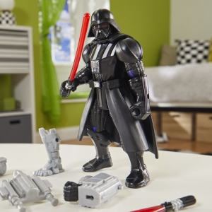 STAR WARS MIX MASHERS DELUXE SET FIGURINA DARTH VADER 12CM SI ACCESORII - Img 9