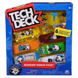 Set 6 mini placi skateboard, Tech Deck, Bonus Pack, Blind