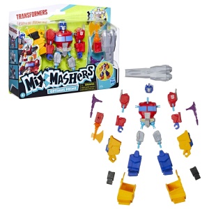 TRANSFORMERS MIX MASHERS SET FIGURINA OPTIMUS PRIME 12CM SI ACCESORII - Img 9