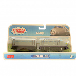 Trenulet Kenji Locomotiva Motorizata cu Vagon Thomas&Friends Track Master - Img 2