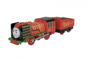 Trenulet Yong Bao Locomotiva Motorizata cu Vagon Thomas&Friends Track Master - Img 3