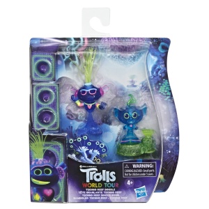 TROLLS SET 2 FIGURINE TECHNO REEF BOBBLE